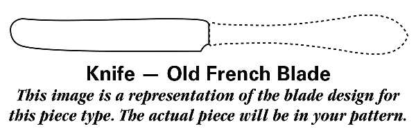 Regal (Dirigold, No Clover) Old French Solid Knife