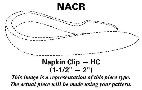 Lonsdale (Stainless) Napkin Clip HC