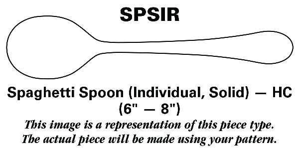 Marie Antoinette (Silverplate) Spoon-Spaghetti/Solid-Individual HC