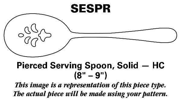 Encore (Stainless) Pierced Serving Spoon Solid HC