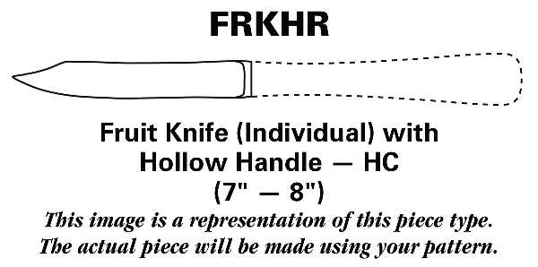 Pirouette (Sterling, 1961) Fruit Knife Individual with Hollow Handle HC