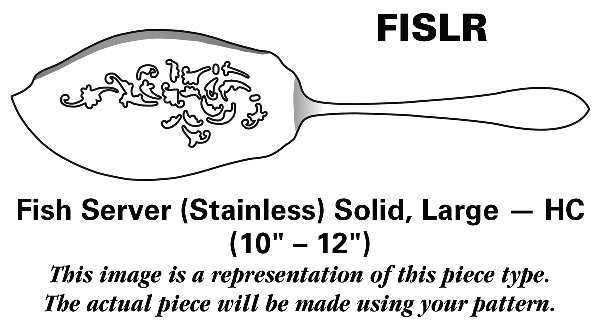 Regal (Dirigold, No Clover) Fish Server Solid Stainless Large HC