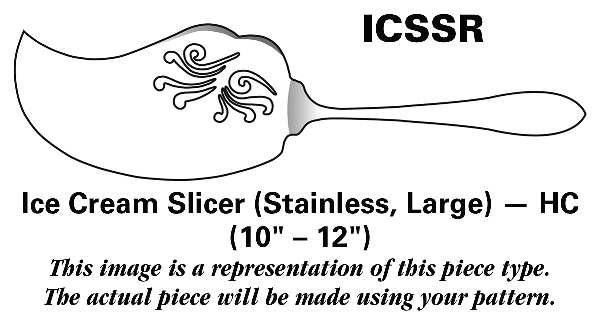 Regal (Dirigold, No Clover) Ice Cream Slicer Stainless Large HC