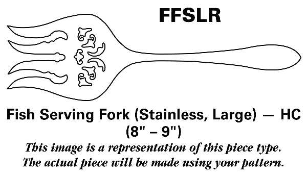 Apollo (Stainless) Fish Serving Fork Stainless Large HC