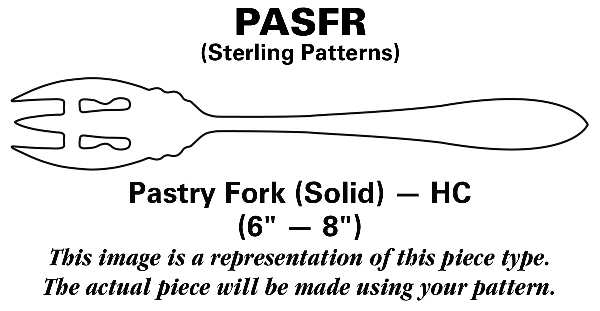 Gainsborough (Sterling, 1930) Pastry Fork Solid HC