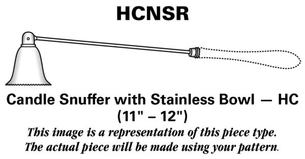 Bistro Cafe (Stainless) Candle Snuffer with Stainless Bowl HC
