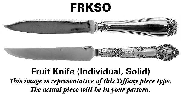 Palm (Sterling, 1871) Individual Solid Fruit Knife