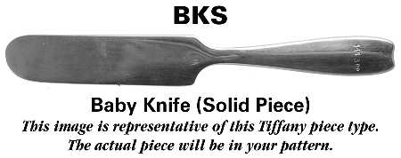 Nursey Rhymes (Sterling) Baby Knife Solid Piece