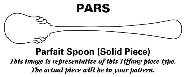 St. James (Sterling, 1898, No Monograms) Parfait Spoon (Solid Piece)