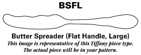 Castilian (Sterling, 1929) Large Flat Handle Butter Spreader