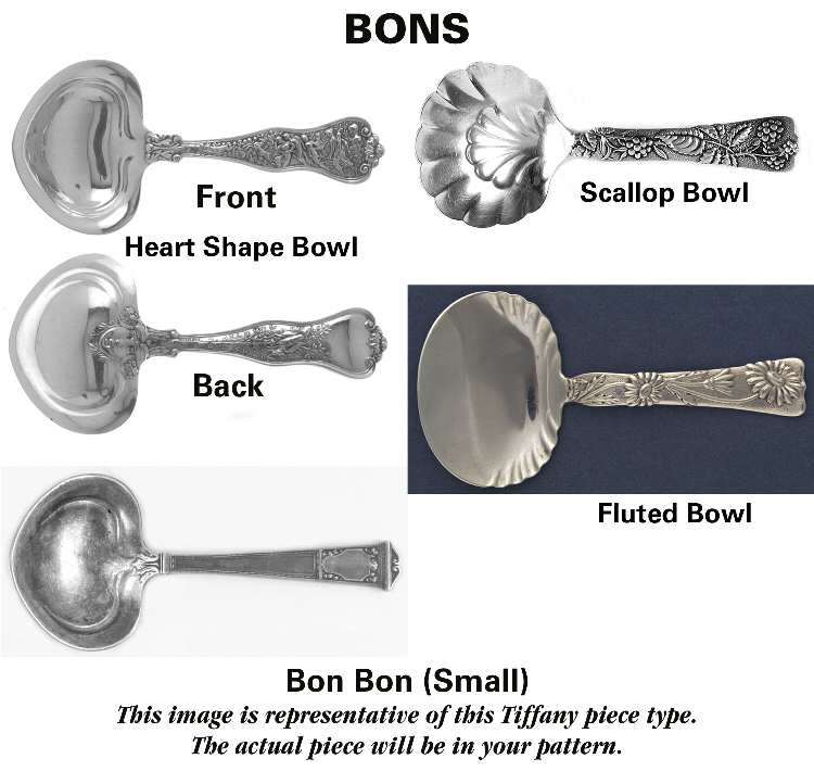 Feather Edge (Sterling, 1901) Solid Bon Bon Spoon