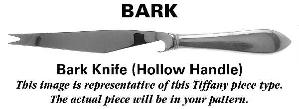 Hamilton (Sterling, 1938, No Monos) Hollow Handle Bar Knife
