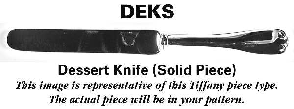 Gramercy (Sterling, 1921) Dessert Knife Solid Piece
