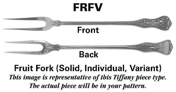 TIS38 (Sterling) Individual Fruit Fork-Solid Variant