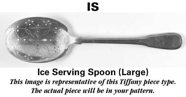 Wave Edge (Sterling, 1884) Ice Serving Spoon Large