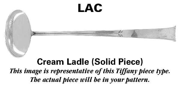 Windham (Sterling, 1923, No Monograms) Solid Piece Cream Ladle