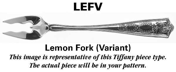 Hamilton Gold (Gold Vermeil) Lemon Fork Variant