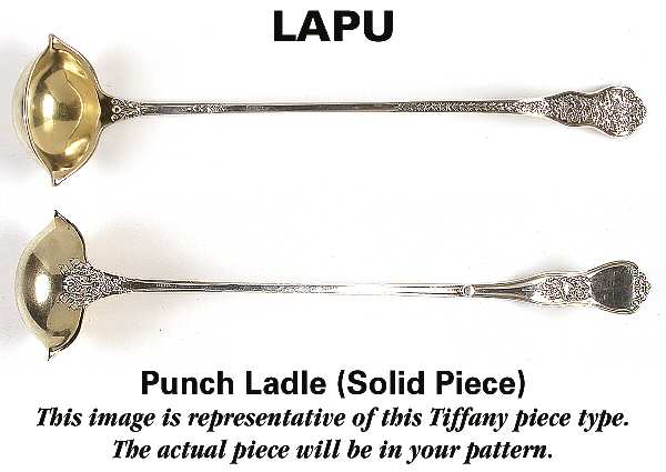 Clinton (Sterling, "L"-No Stamp) Punch Ladle Solid Piece