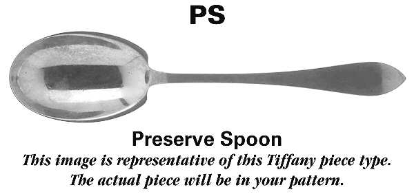 Lap-Over-Edge (Acid Etched) Preserve Spoon