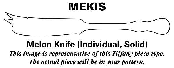 Palm (Sterling, 1871) Individual Solid Melon Knife