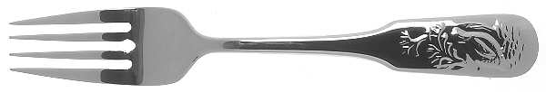 Game Birds (Stainless) Individual Salad Fork