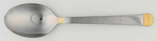 RGL21 (Stainless-Gold Accent) Tablespoon (Serving Spoon)
