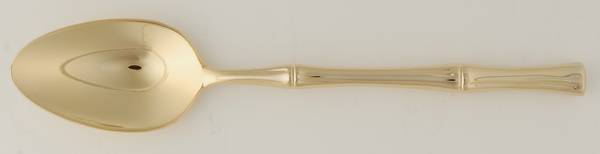 Bamboo d'Oro (Gold Electroplate) Place/Oval Soup Spoon