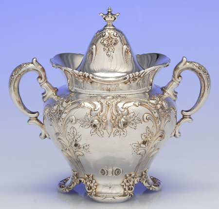 120 (Sterling, Hollowware) Sugar Bowl & Lid