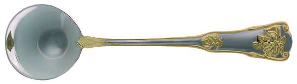 Old Country Roses (Stnls, Gold Acct) Round Bowl Soup Spoon (Bouillon)