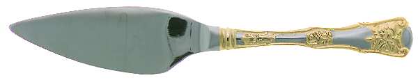 Old Country Roses (Stnls, Gold Acct) Solid Serving Cheese Knife