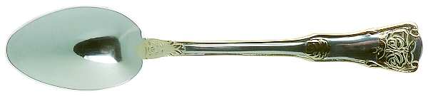 Old Country Roses (Stnls, Gold Acct) Demitasse Spoon
