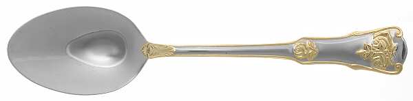 Old Country Roses (Stnls, Gold Acct) Tablespoon (Serving Spoon)