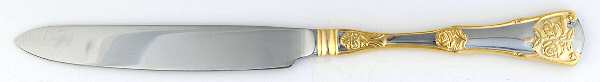 Old Country Roses (Stnls, Gold Acct) New French Solid Knife
