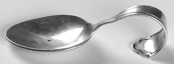 RBU1 Curved Handle Baby Spoon by Rosebud