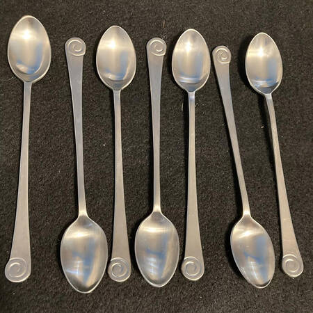 Ammonite Satin (Stainless) Iced Tea Spoon