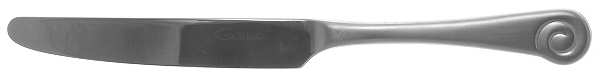 Ammonite Satin (Stainless) Dessert Knife Solid Piece