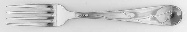 Precious Platinum (Stainless) Large Solid Cold Meat Serving Fork