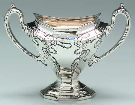 Sierra-Engraved (Silverplate, Hollowware) Silverplate Mini Open Sugar