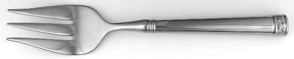 Pointe d'Esprit (Stainless) Medium Solid Cold Meat Serving Fork