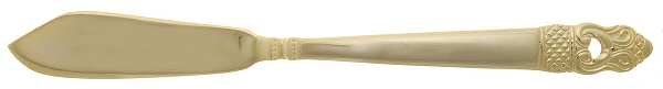 Bridgeport (Gold Electroplate) Flat Handle Master Butter Knife