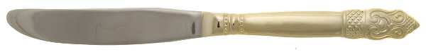Bridgeport (Gold Electroplate) Modern Solid Knife