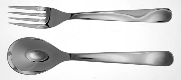 Aaron (Stainless) (2pc) Serving Set (Tablespoon & Cold Meat Fork)