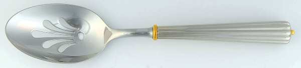 Fete d'Or (Stainless) Pierced Tablespoon (Serving Spoon)
