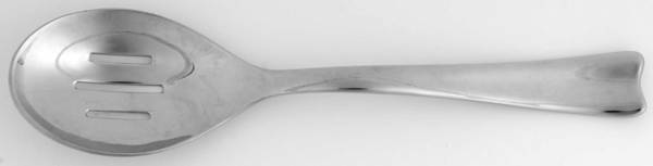 Tablet (Stainless) Pierced Solid Serving Spoon