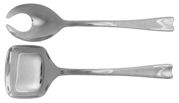 Tablet (Stainless) (2 Pc) Solid Salad Set