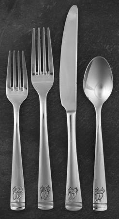 Little Hoot (Stainless) 5 Piece Place Setting