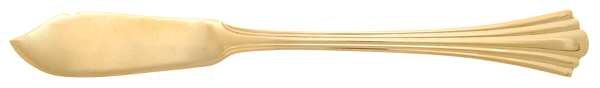 RGL24 (Gold Electroplate) Flat Handle Master Butter Knife