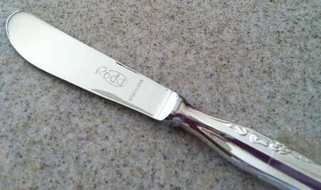 Silver Rhapsody (Silverplate) Modern Hollow Knife by Rodd