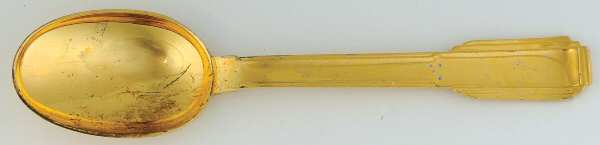 Art Deco (Gold Electroplate) Teaspoon