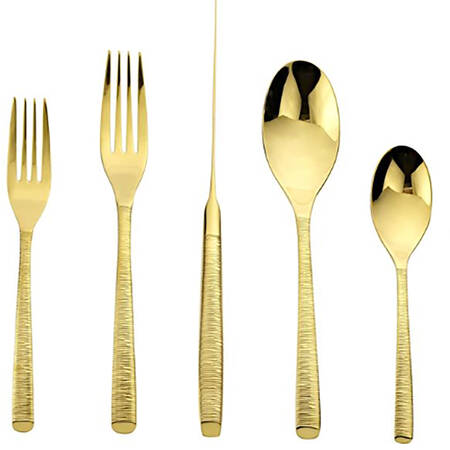 Birchwood Gold (Stainless, Gold Electroplate) by Ricci (Argentieri)